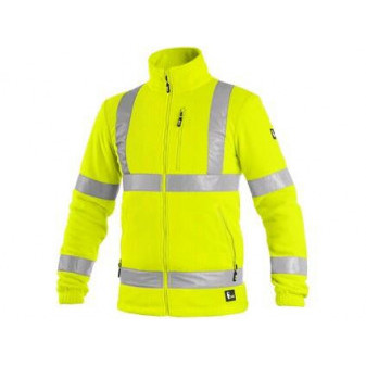 Bunda CXS PRESTON, výstražná, pánská, žlutá, vel. 3XL