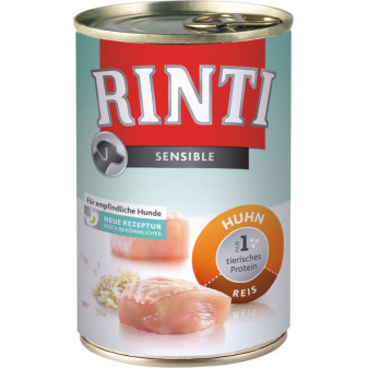 Finnern Rinti Sensible kurczak w puszce + ryż 400g