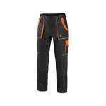 Kalhoty CXS LUXY JOSEF, pánské, černo-oranžové, vel. 48