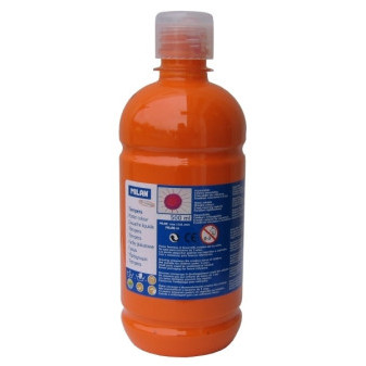 Barva temperová 0,5l oranžová 3632 Milan