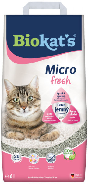Podestýlka Biokats Micro Fresh 6 L PAP