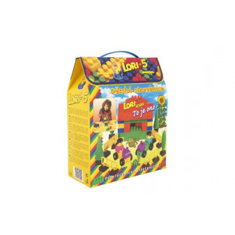 Stavebnice LORI 5 plast 23x28x10cm