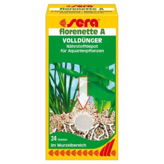 Sera hnojivo pro vodní rostliny Florenette A 24tbl.