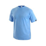Koszulka CXS DANIEL, krótki rękaw, błękitna, rozmiar XL