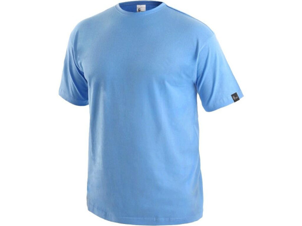 Tričko CXS DANIEL, krátký rukáv, nebesky modré, vel. XL