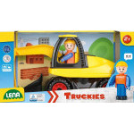 Auto Truckies bagr plast 25cm s figurkou v krabici 24m+