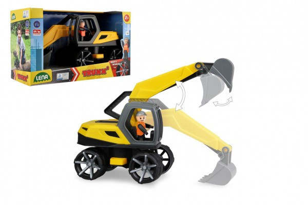 Auto Truxx 2 bager plast 33cm s figúrkou v krabici 37x22x16cm 24m+