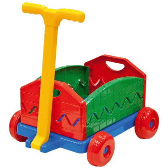 Vozík/Vlečka plast 40x32x20cm rozkládací s rukojetí