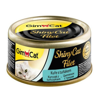 Filet z kurczaka ShinyCat w puszce z tuńczykiem 70g