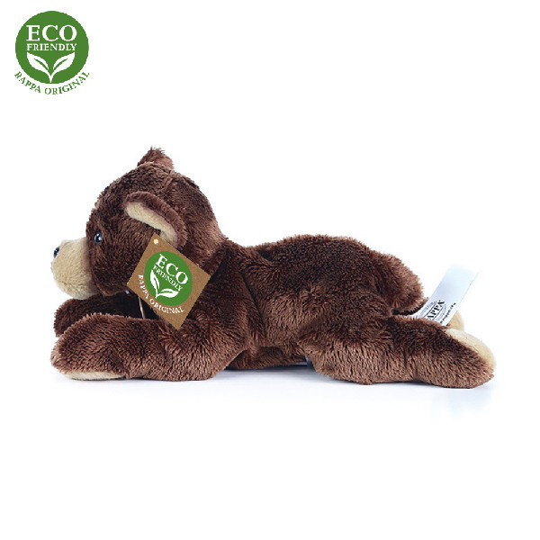 Plyšový medvěd ležící 18 cm ECO-FRIENDLY