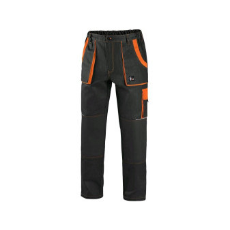 Kalhoty CXS LUXY JOSEF, pánské, černo-oranžové, vel. 56