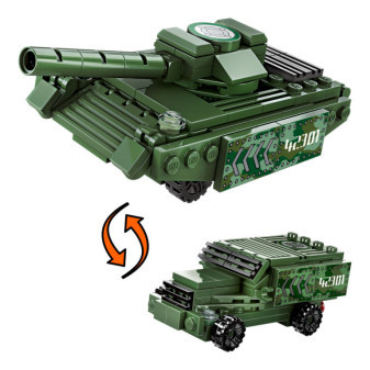 Qman War-Spirit Wheeled Tank 42301 sada 8v1