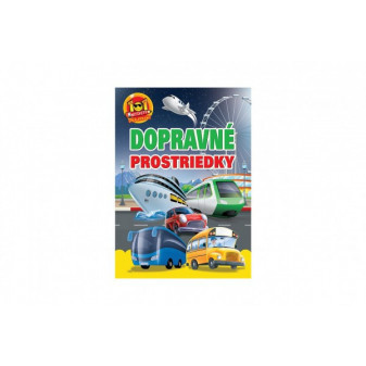 Aktivity Dopravné prostriedky 101 so samolepkami SK verzia 21x30cm