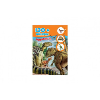 Kniha so samolepkami 120+ Dinosaury SK verzia 21x30cm