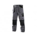 Kalhoty CXS ORION TEODOR, zkrácená varianta, pánské, šedo-černé, vel. 48