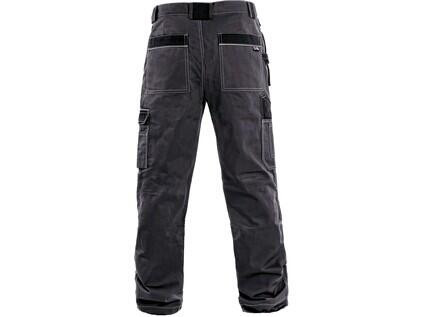 Kalhoty CXS ORION TEODOR, zkrácená varianta, pánské, šedo-černé, vel. 56