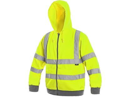 Mikina FROME, pánská, žlutá, vel. 3XL