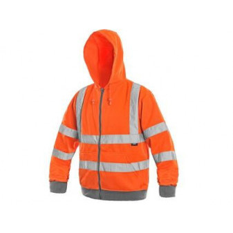 Mikina FROME, pánská, oranžová, vel. 2XL