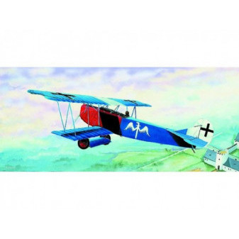 Fokker D-VII model 15,2x19,3cm w pudełku 31x13,5x3,5cm