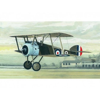 Model Sopwith Camel 12,7x18cm v krabici 31x13,5x3,5cm