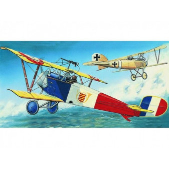 Model Nieuport 11/16 Bebe 12,9x16,2cm w pudełku 31x13,5x3,5cm