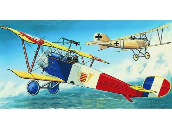 Model Nieuport 11/16 Bebe 12,9x16,2cm v krabici 31x13,5x3,5cm