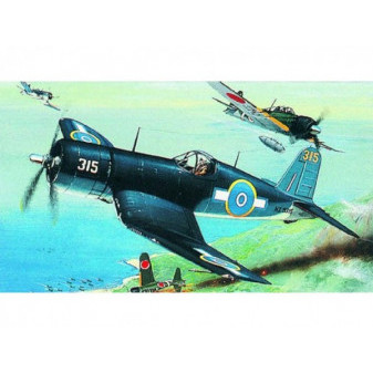 Model F4U-1 Corsair 14,1 x17, 3cm v krabici 25x14, 5x4, 5cm
