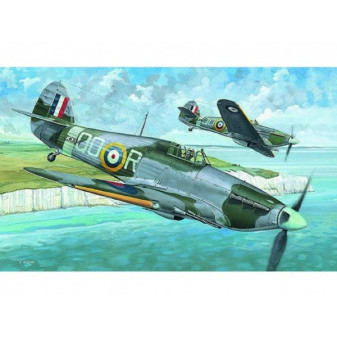 Model Hawker Hurricane MK.IIC 13,6x16,9cm w pudełku 25x14,5x4,5cm