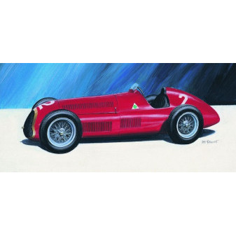 Model Alfa Romeo Alfetta 1950 17,2x6,5cm w pudełku 25x14,5x4,5cm