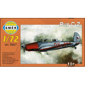 Model Avia C-2 1:72 15,2x1,18 cm v krabici 25x14,5x4,5cm