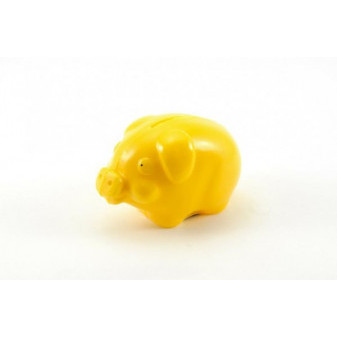 Pokladnička Prasátko plast 10cm 12m+