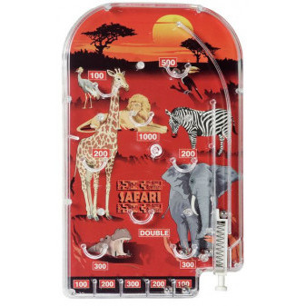 Pinball Tivoli zwierzęta gra planszowa puzzle 19x21cm w torbie