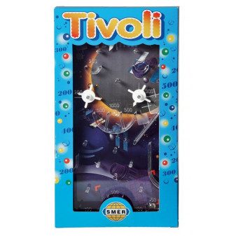 Pinball Tivoli gra planszowa puzzle 17x31,5x2cm w pudełku