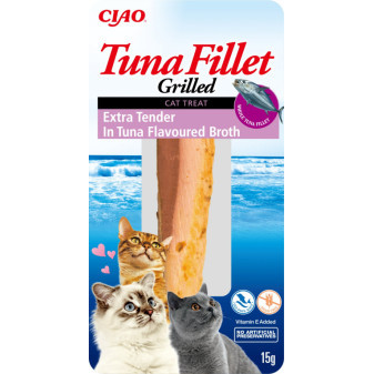 Inaba tuňákový filet pro kočky - tuňák, extra jemný 15g
