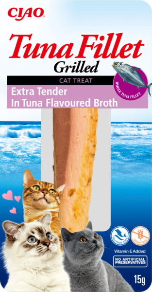 Inaba Filet z tuńczyka dla kotów - tuńczyk, extra fine 15g