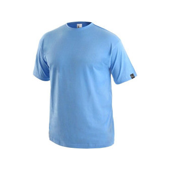 Tričko CXS DANIEL, krátký rukáv, nebesky modré, vel. 2XL
