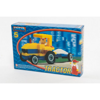 Stavebnice Cheva 5 Traktor s vlekem