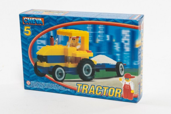 Stavebnice Cheva 5 Traktor s vlekem
