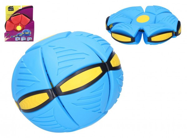 Flat Ball - Rzuć dyskiem, złap piłkę! plastik 22cm 2 kolory na karcie 22x27x5,5cm