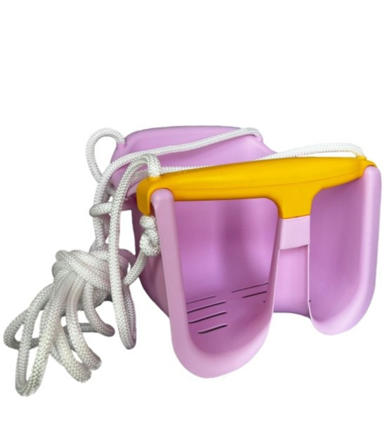 Houpačka Baby růžová plast 33x24x28cm nosnost 25kg v síťce 12m+