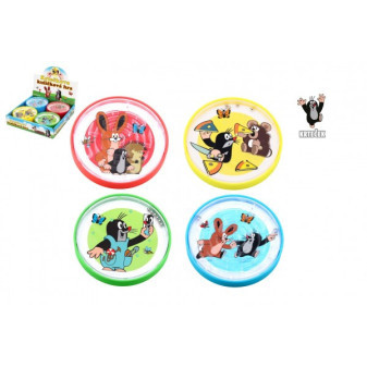 Gra w piłkę Mole puzzle plastikowe 9cm 2 rodzaje 4 kolory 12 sztuk w pudełku
