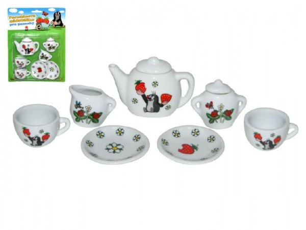 Riad - čajový set Krtko porcelán na karte 17x24x3cm