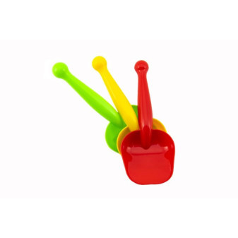 Lopatka na písek plast 17cm asst 4 barvy