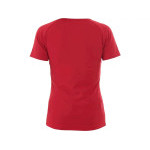 T-shirt CXS ELLA, damski, krótki rękaw, czerwony, rozmiar XL