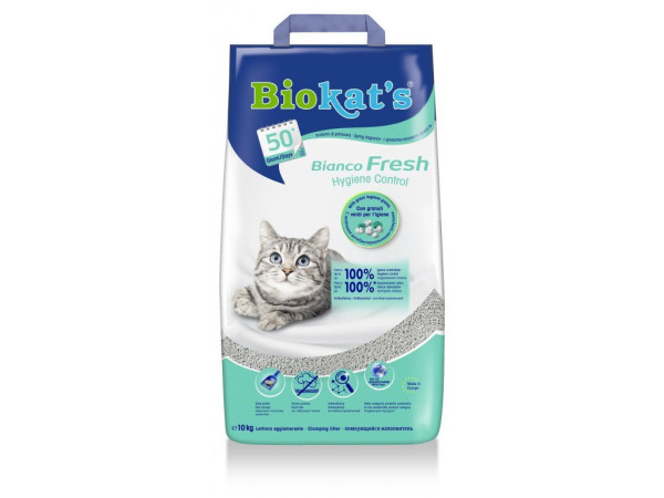 Biokat's Bianco Fresh Control podstielka 10kg