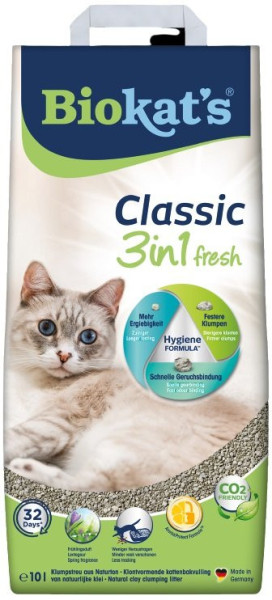 Podestýlka Biokat's Classic Fresh 10l