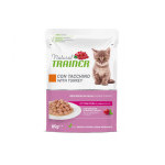 Kapsička Trainer Natural CAT KITTEN&YOUNG krocan 85g