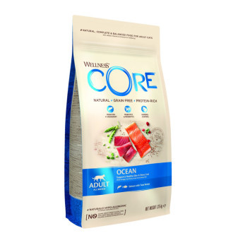 Wellness Core Cat Ocean Adult All Breeds losos a tuňák 1,75g