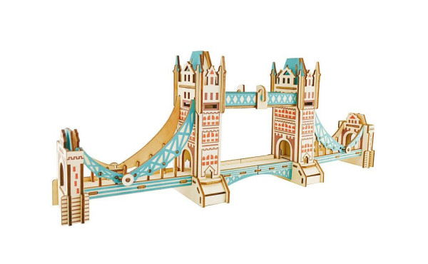 Woodcraft Drewniane puzzle 3D Tower Bridge