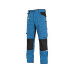 Kalhoty CXS STRETCH, pánské, středně modré-černé, vel. 52